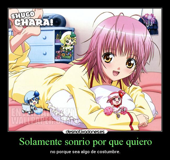 carteles anime shugo chara desmotivaciones