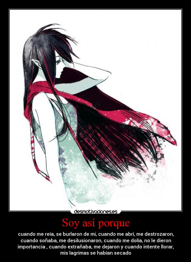carteles anime vida sentimientos tristeza verdad marceline horadeaventura adventuretime desmotivaciones