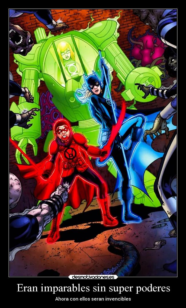 carteles anime videojuegos batfamily lanochemasoscura damianwayne oraculo stephaniebrown desmotivaciones