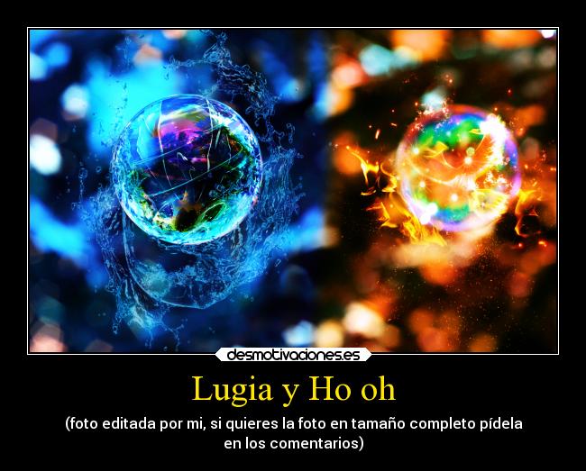 Lugia y Ho oh -