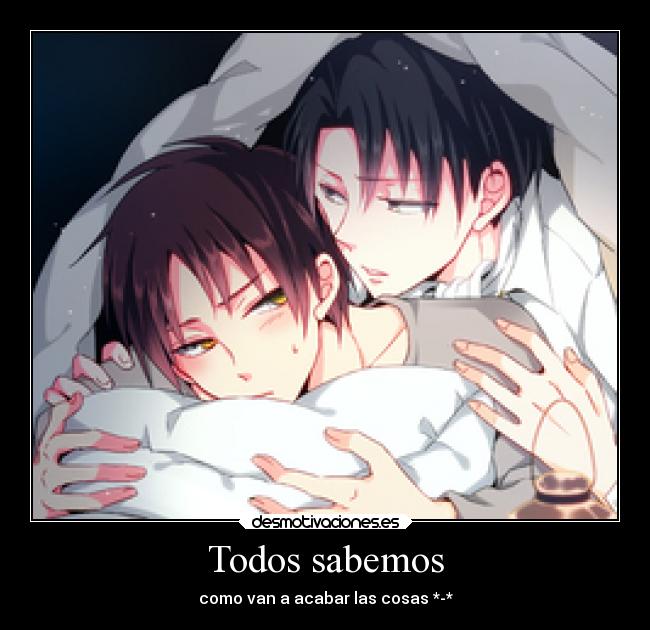 carteles anime yaoi levixeren desmotivaciones