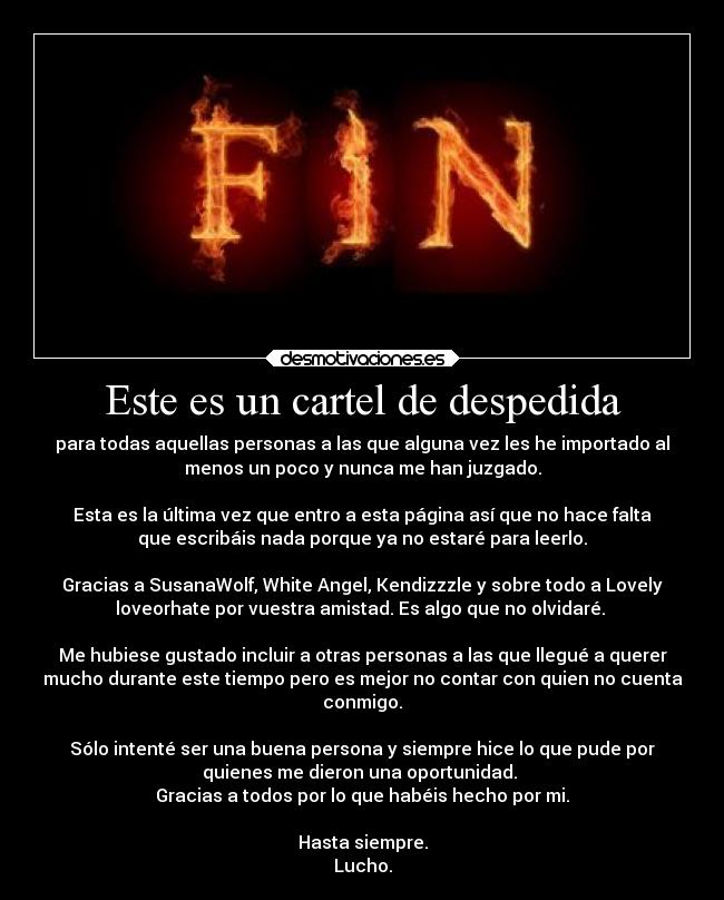 carteles ausencia amistad amigos tristedespedida desmotivaciones