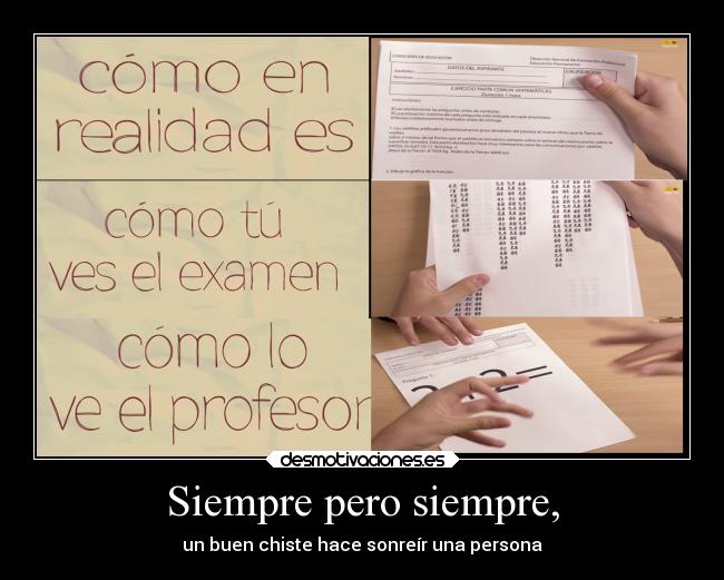 Siempre pero siempre, - 