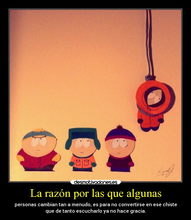 carteles chiste southpark desmotivaciones