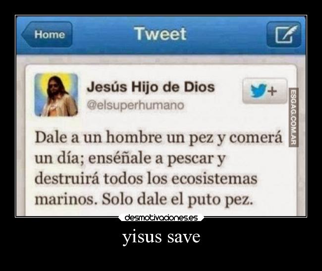 yisus save -