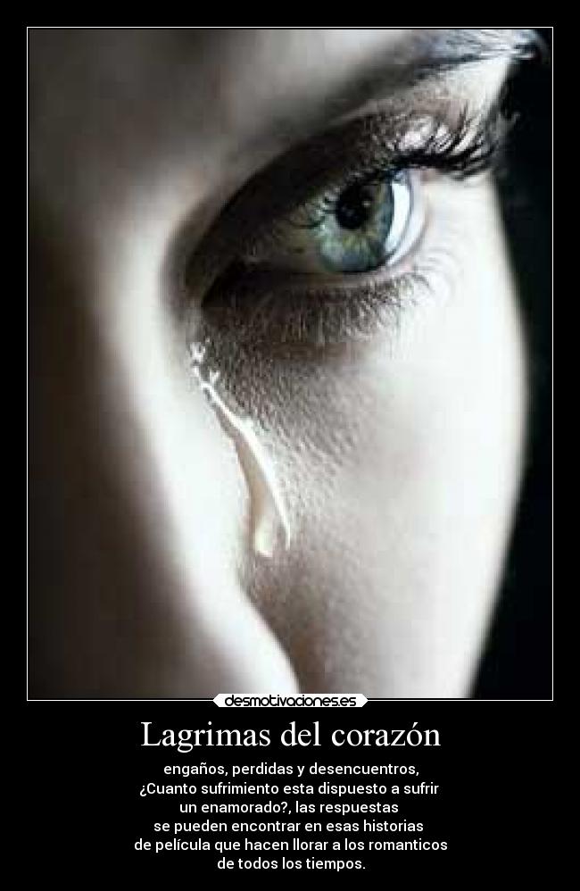 Lagrimas del corazón -