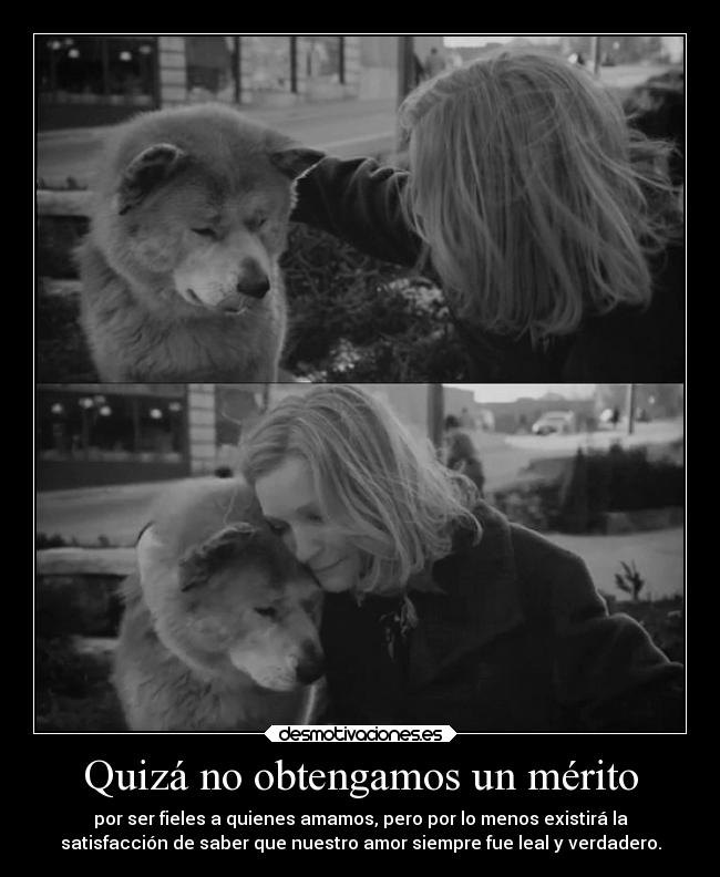 Quizá no obtengamos un mérito -