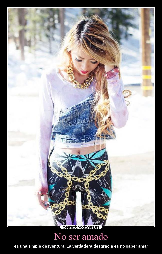 No ser amado - es una simple desventura. La verdadera desgracia es no saber amar