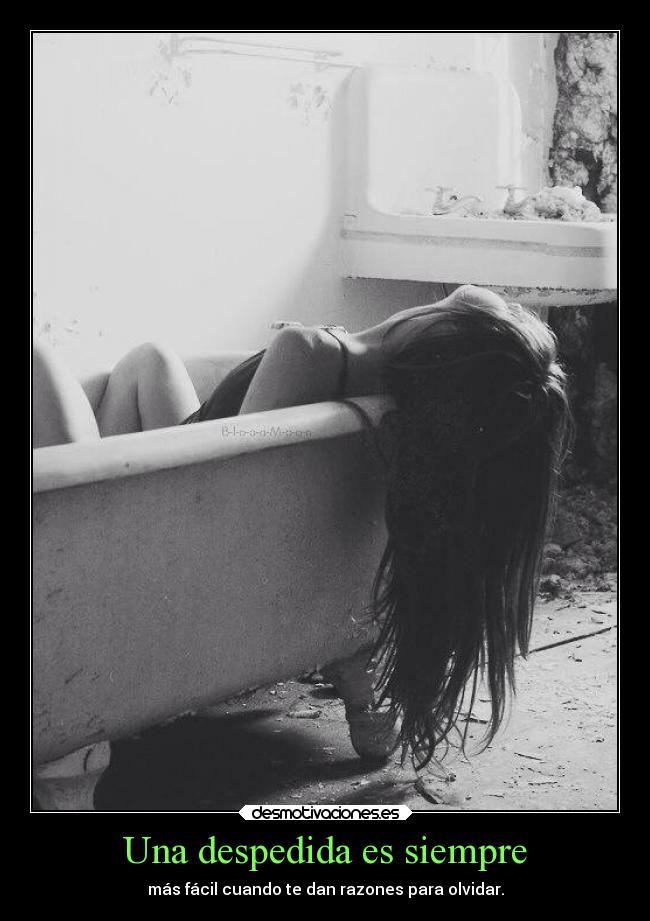 Una despedida es siempre -