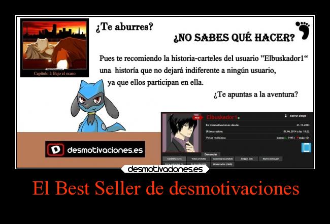 El Best Seller de desmotivaciones -