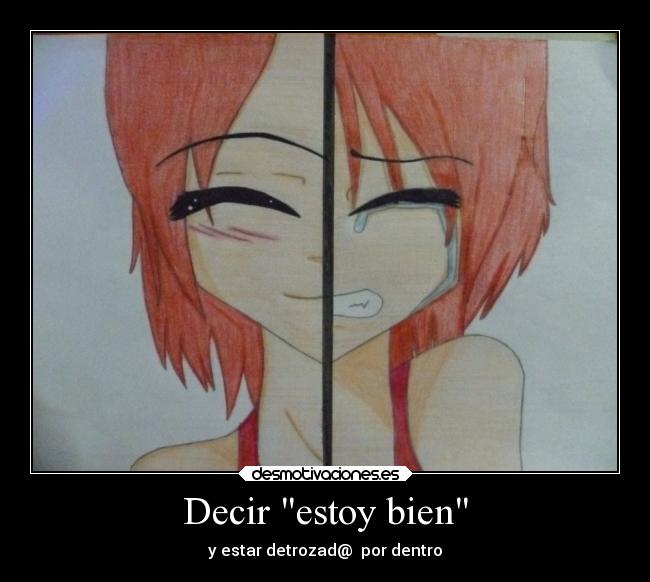 Decir estoy bien -