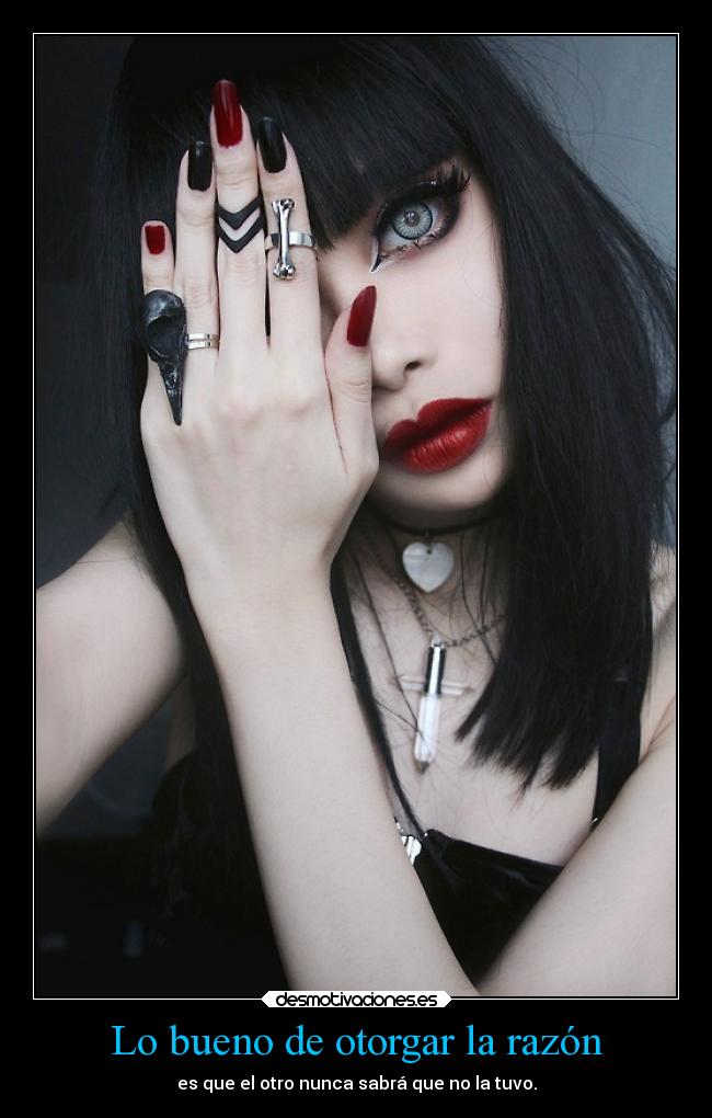 Lo bueno de otorgar la razón - 