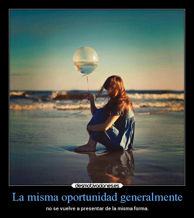 La misma oportunidad generalmente - 