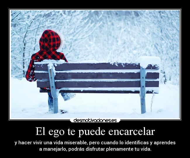 carteles desmotivaciones tristeza vida egoenemigooculto encarcelar ego miserableza desmotivaciones