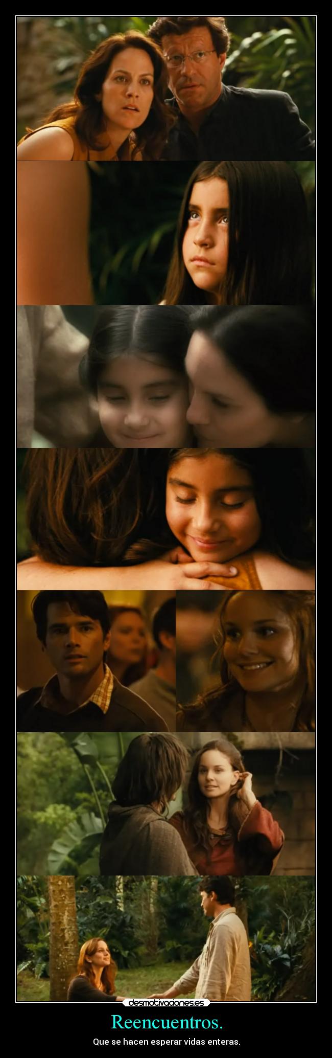 Reencuentros. - Que se hacen esperar vidas enteras.