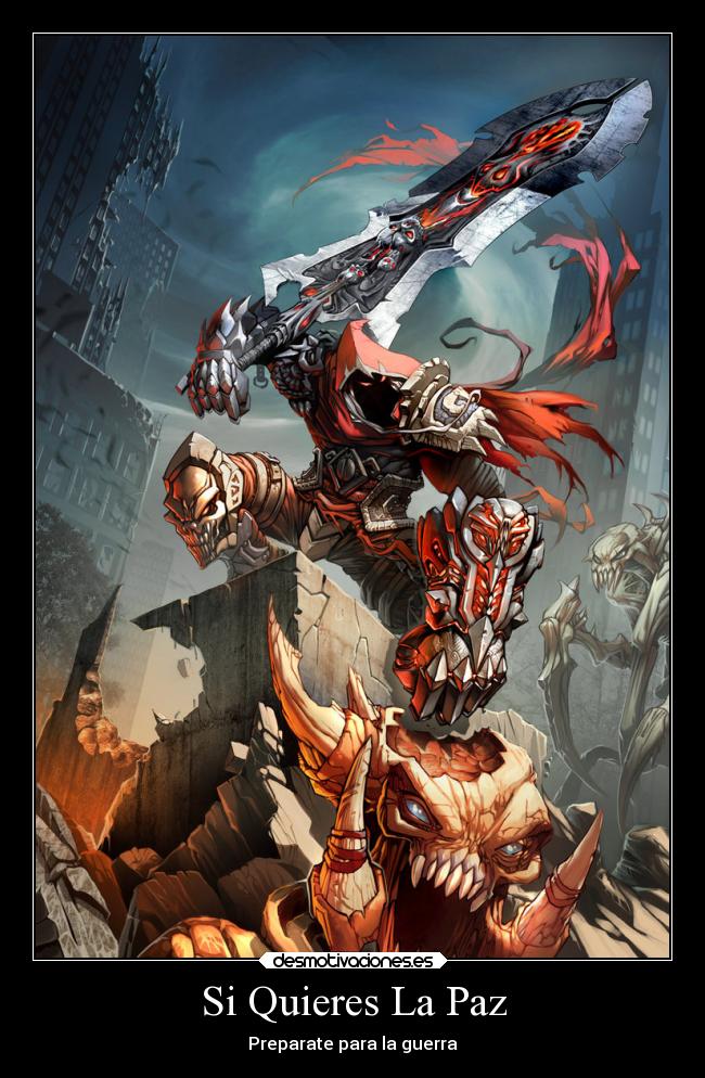 carteles distancia guerra darksiders desmotivaciones