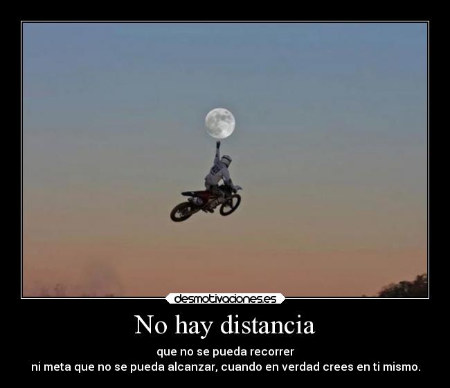 No hay distancia -
