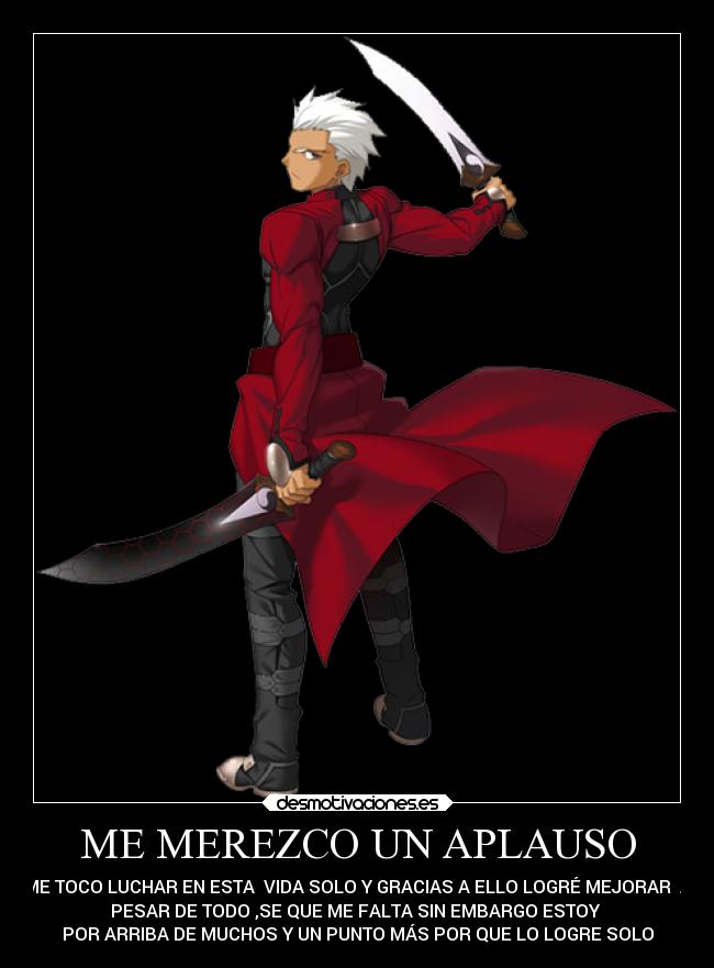 ME MEREZCO UN APLAUSO -