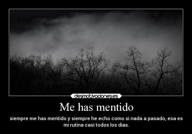 Me has mentido - 