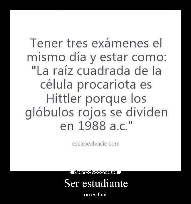Ser estudiante - 