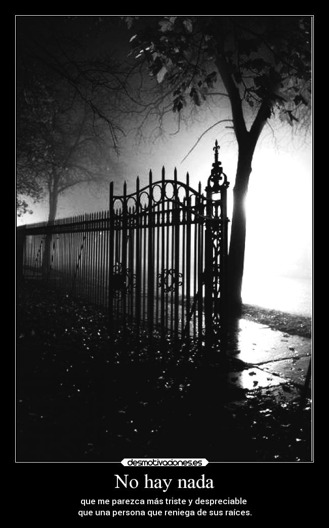 No hay nada -