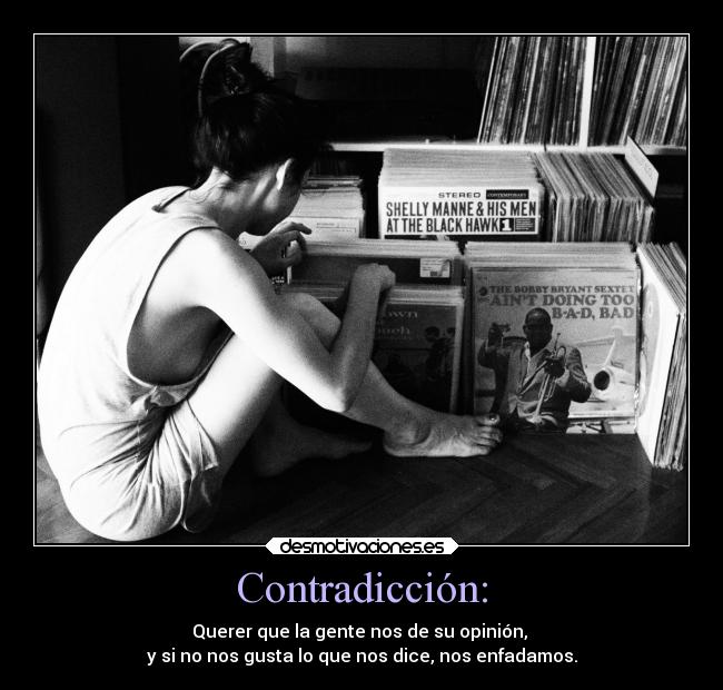 Contradicción: -