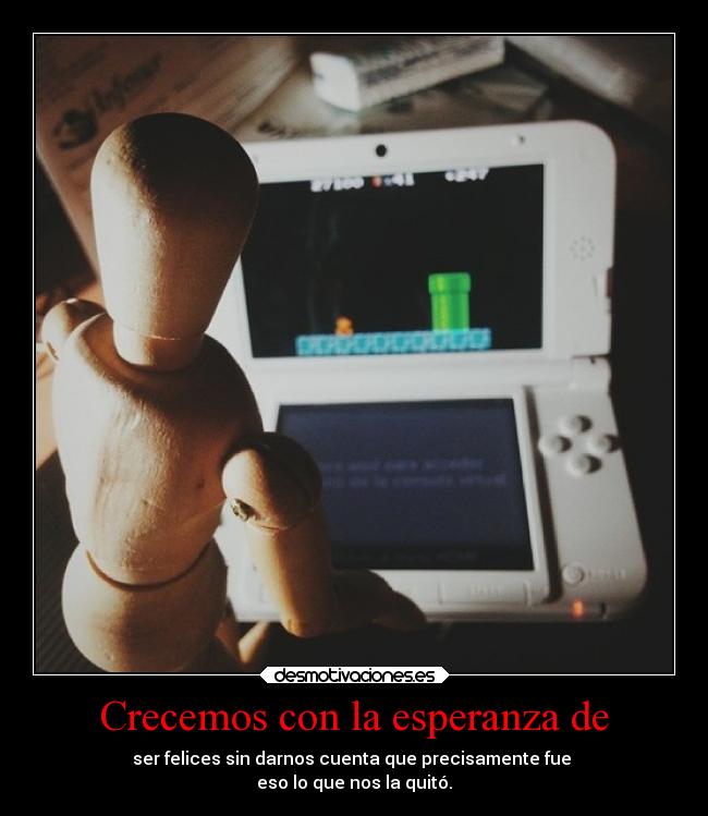 Crecemos con la esperanza de -