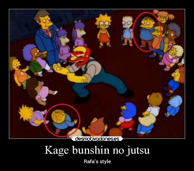 Kage bunshin no jutsu - Rafas style