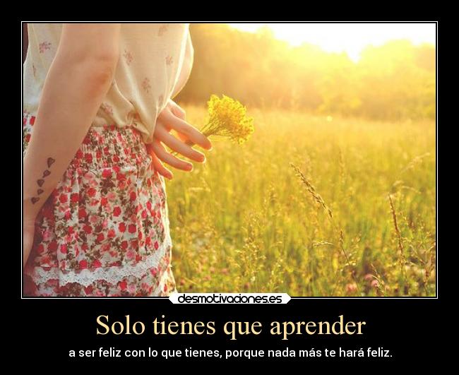 carteles felicidad con que tienes desmotivaciones