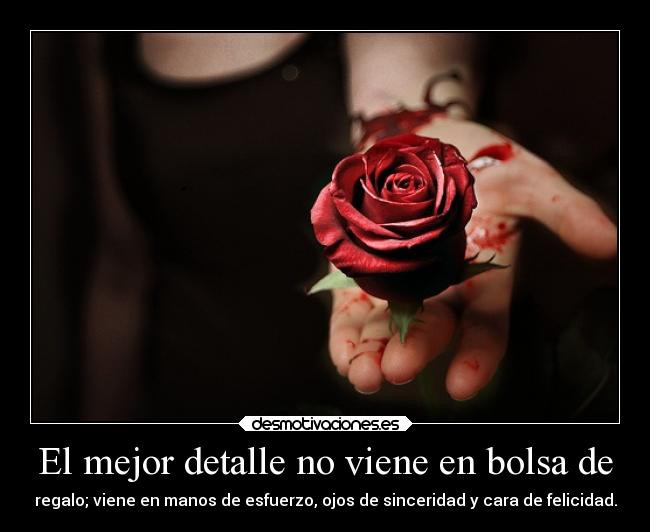 El mejor detalle no viene en bolsa de -