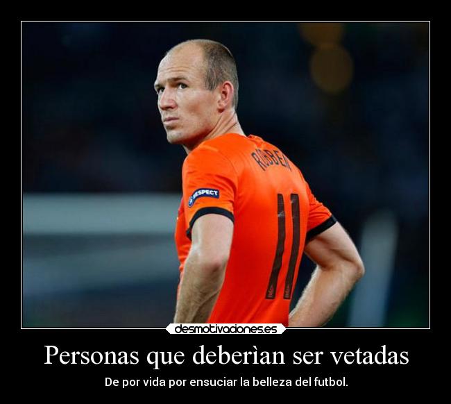 carteles futbol mexico robben fair play vetar ensucian belleza del clavados area desmotivaciones