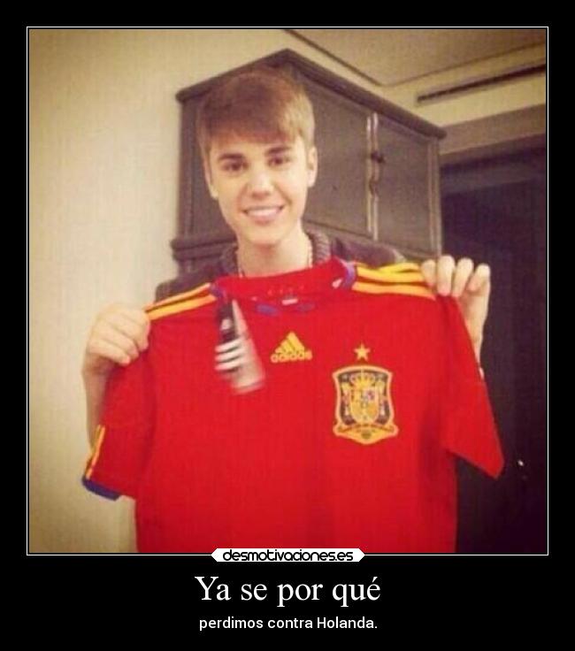 Ya se por qué - perdimos contra Holanda.