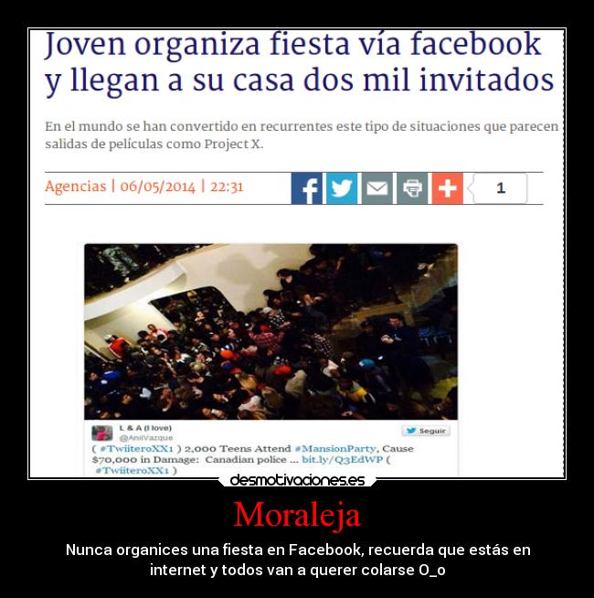 carteles graciosas frases fiesta familia fail facebook enfados dinero desmotivaciones desmotivaciones