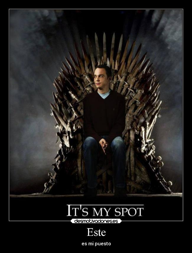 Este - es mi puesto