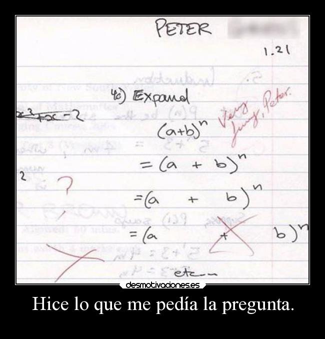 carteles graciosas humor examen pregunta expande rilacs kellogstime desmotivaciones