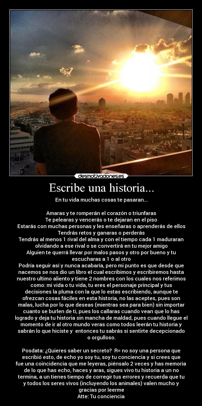 carteles historia vida desmotivaciones