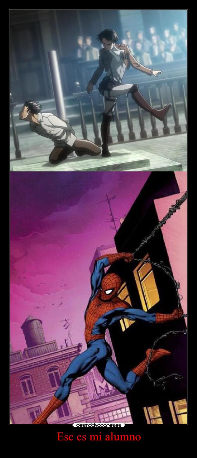 Ese es mi alumno -
