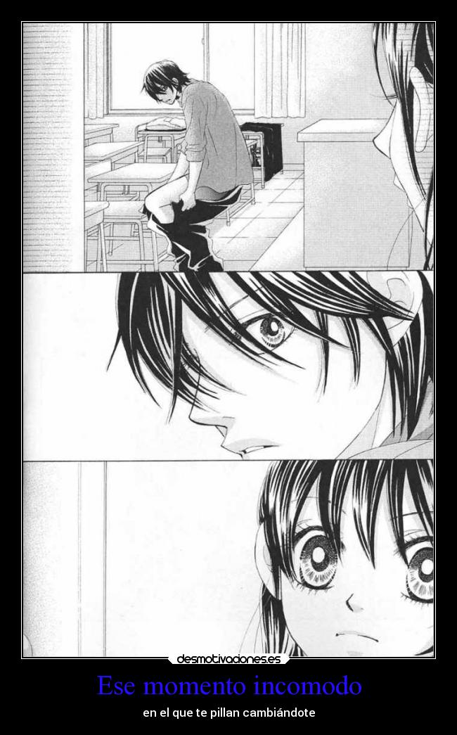 Ese momento incomodo - en el que te pillan cambiándote