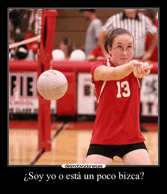 ¿Soy yo o está un poco bizca? -