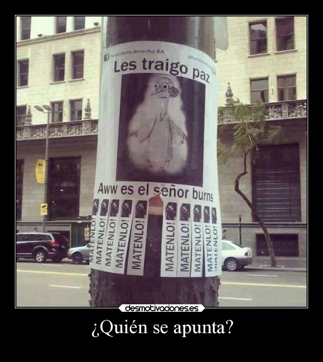 ¿Quién se apunta? -
