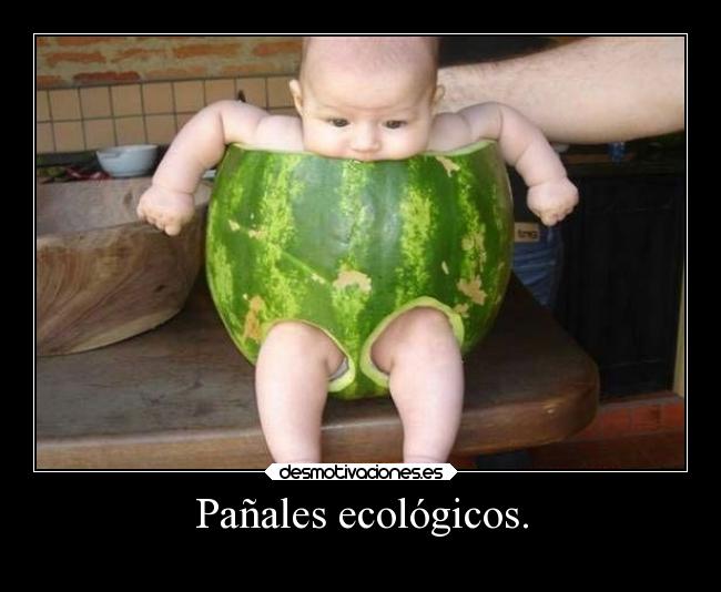 Pañales ecológicos. -