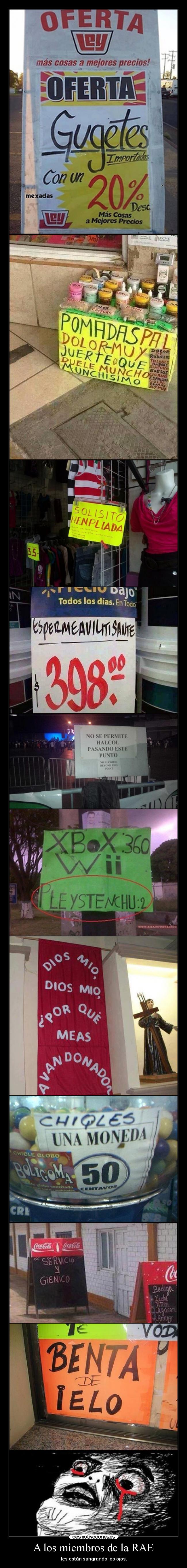 carteles humor faltasdeortografia rae breathebreathe desmotivaciones