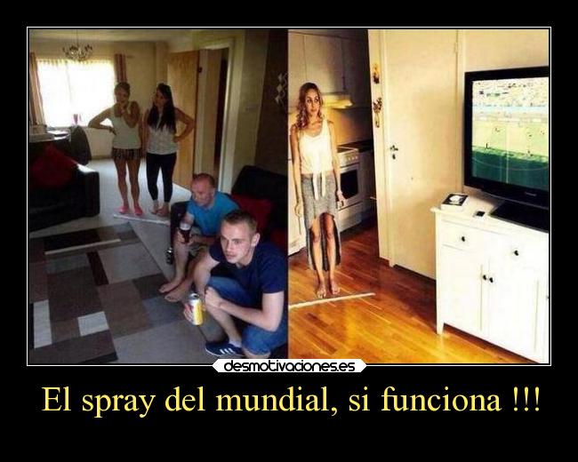 El spray del mundial, si funciona !!! - 