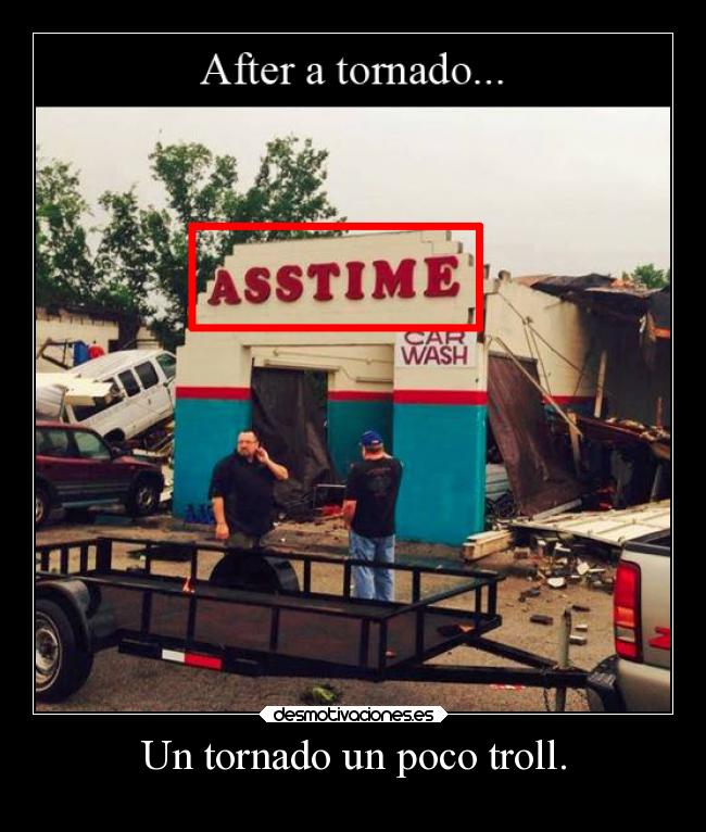 Un tornado un poco troll. -