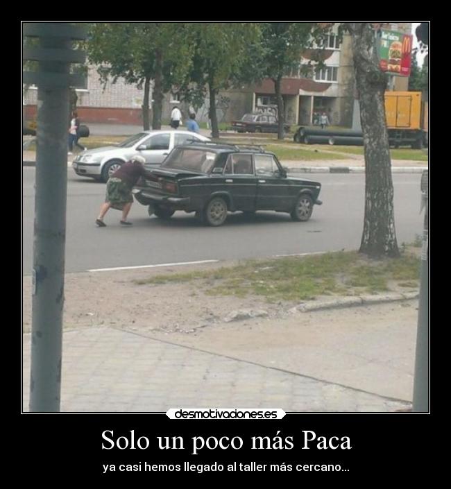 carteles humor taller coche estropeado rusia desmotivaciones