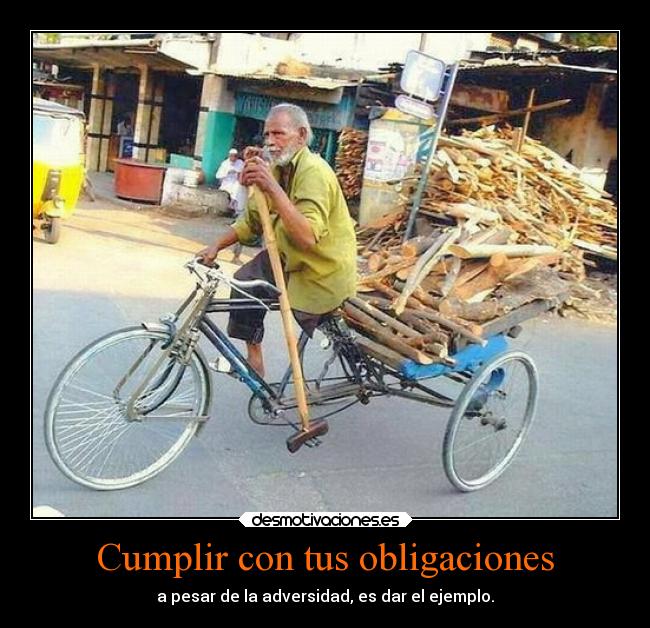 Cumplir con tus obligaciones - 