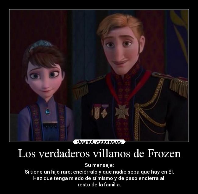 Los verdaderos villanos de Frozen -