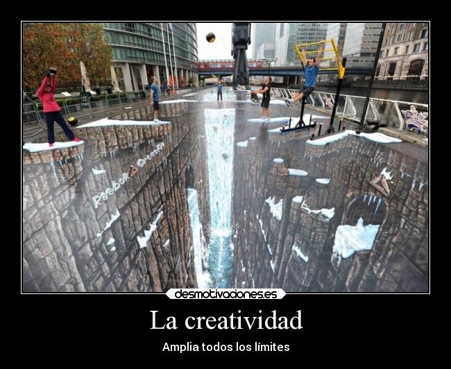 carteles imaginacion desmotivaciones arte redgame creatividad limites pintura calle ilusion desmotivaciones