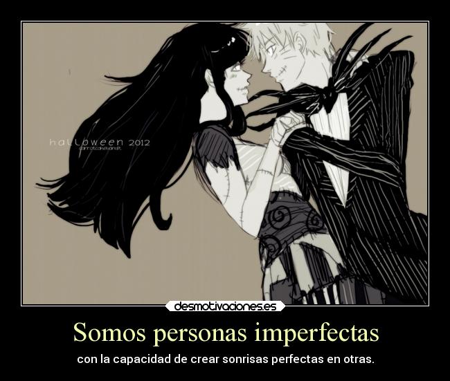 Somos personas imperfectas -