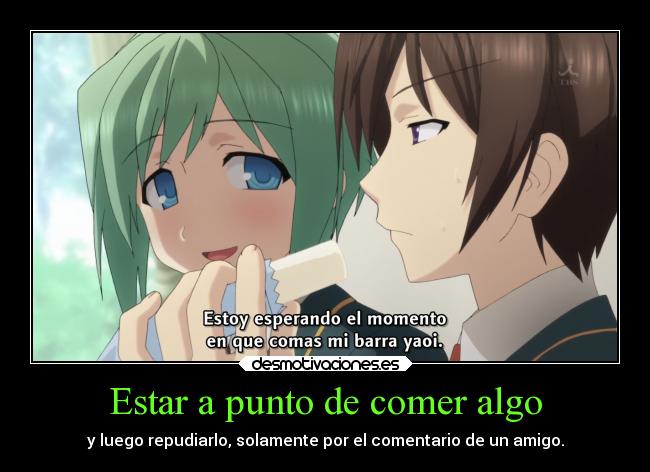 carteles imposible debilidad amigos anime desmotivaciones